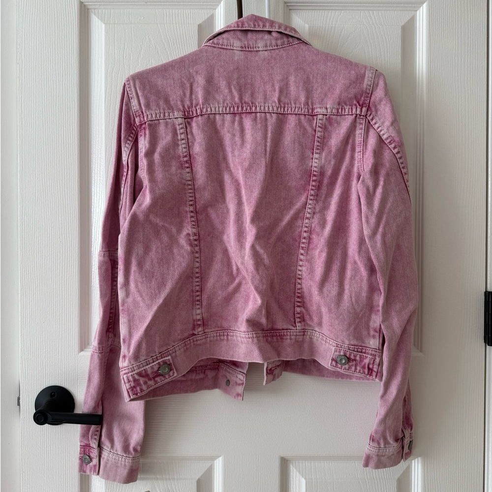 Free People x We The Free Rumors denim jacket in pink - Picture 4 of 7